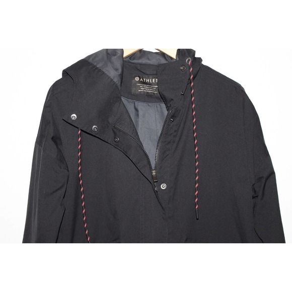 Athleta Stormlover Hooded Jacket Waterproof Black Women's Size Small H14489 - Picture 4 of 9